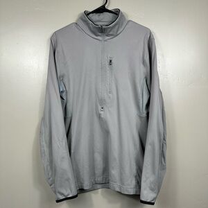 Men’s Lululemon Barricade 1/2 Zip Pullover Ambient Grey Size Medium